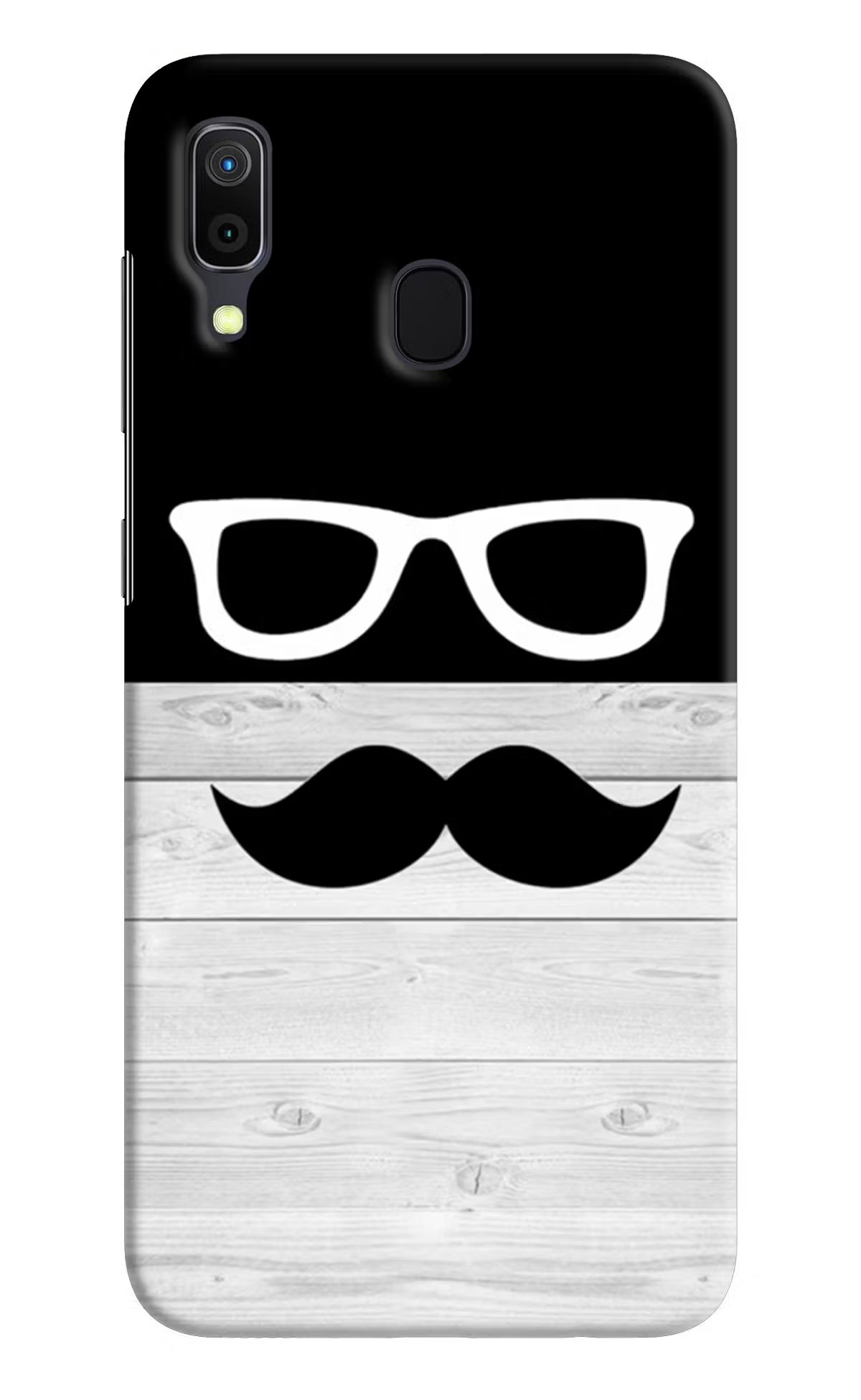 Mustache Samsung A30 Hard Case Back Cover by Casekaro