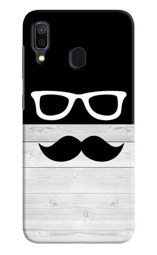 Mustache Samsung A30 Hard Case Back Cover by Casekaro
