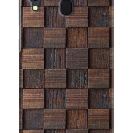 Wooden Cube Design Samsung A30 Hard Case Back Cover by Casekaro