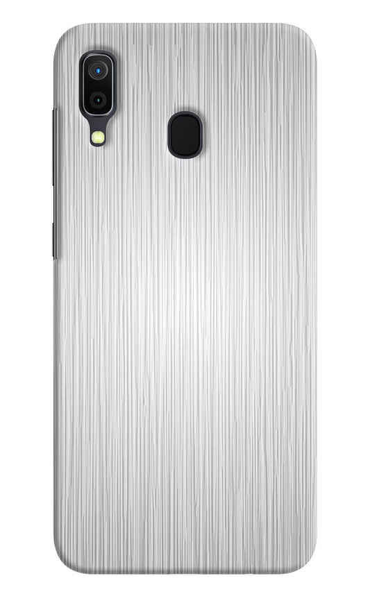 Wooden Grey Texture Samsung A30 Hard Case Back Cover by Casekaro