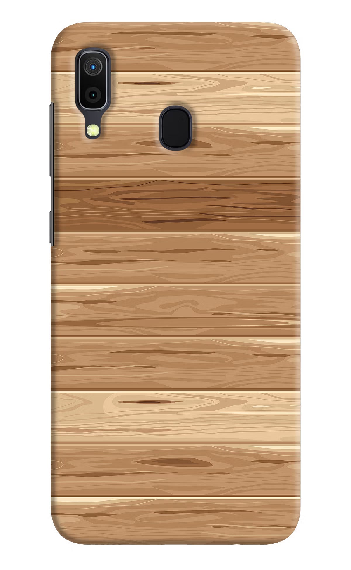 Wooden Vector Samsung A30 Hard Case Back Cover by Casekaro