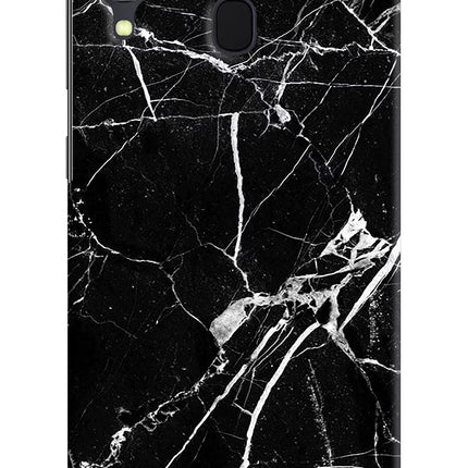 Black Marble Pattern Samsung A30 Hard Case Back Cover by Casekaro