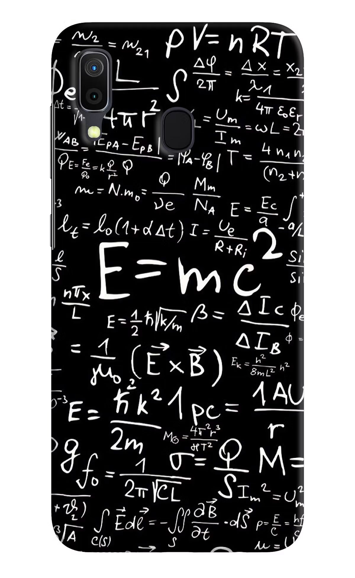 Physics Formula Samsung A30 Hard Case Back Cover by Casekaro