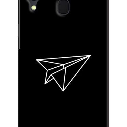 Paper Plane White Samsung A30 Hard Case Back Cover by Casekaro