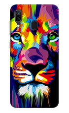 Lion Samsung A30 Hard Case Back Cover by Casekaro