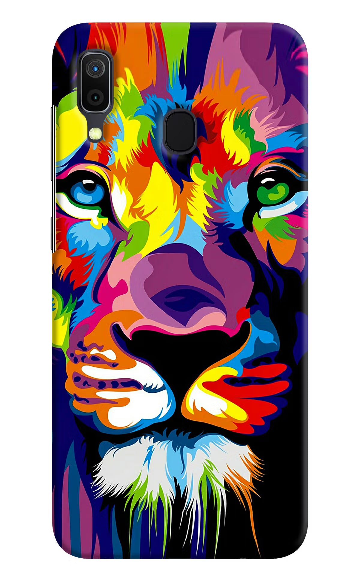 Lion Samsung A30 Hard Case Back Cover by Casekaro