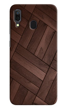 Wooden Texture Design Samsung A30 Hard Case Back Cover by Casekaro