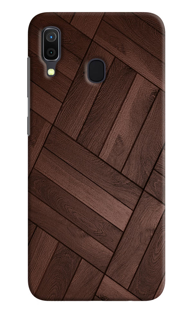 Wooden Texture Design Samsung A30 Hard Case Back Cover by Casekaro