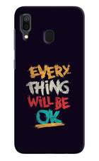 Everything Will Be Ok Samsung A30 Hard Case Back Cover by Casekaro