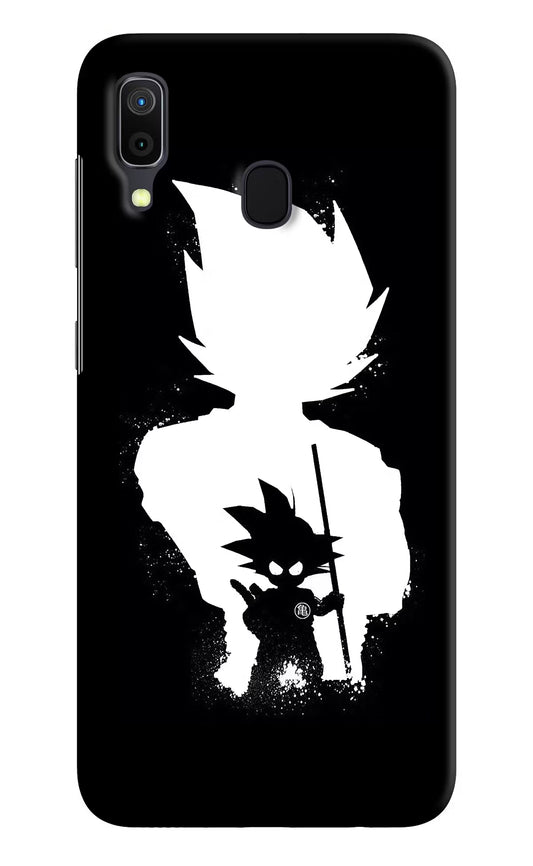 Goku Shadow Samsung A30 Hard Case Back Cover by Casekaro