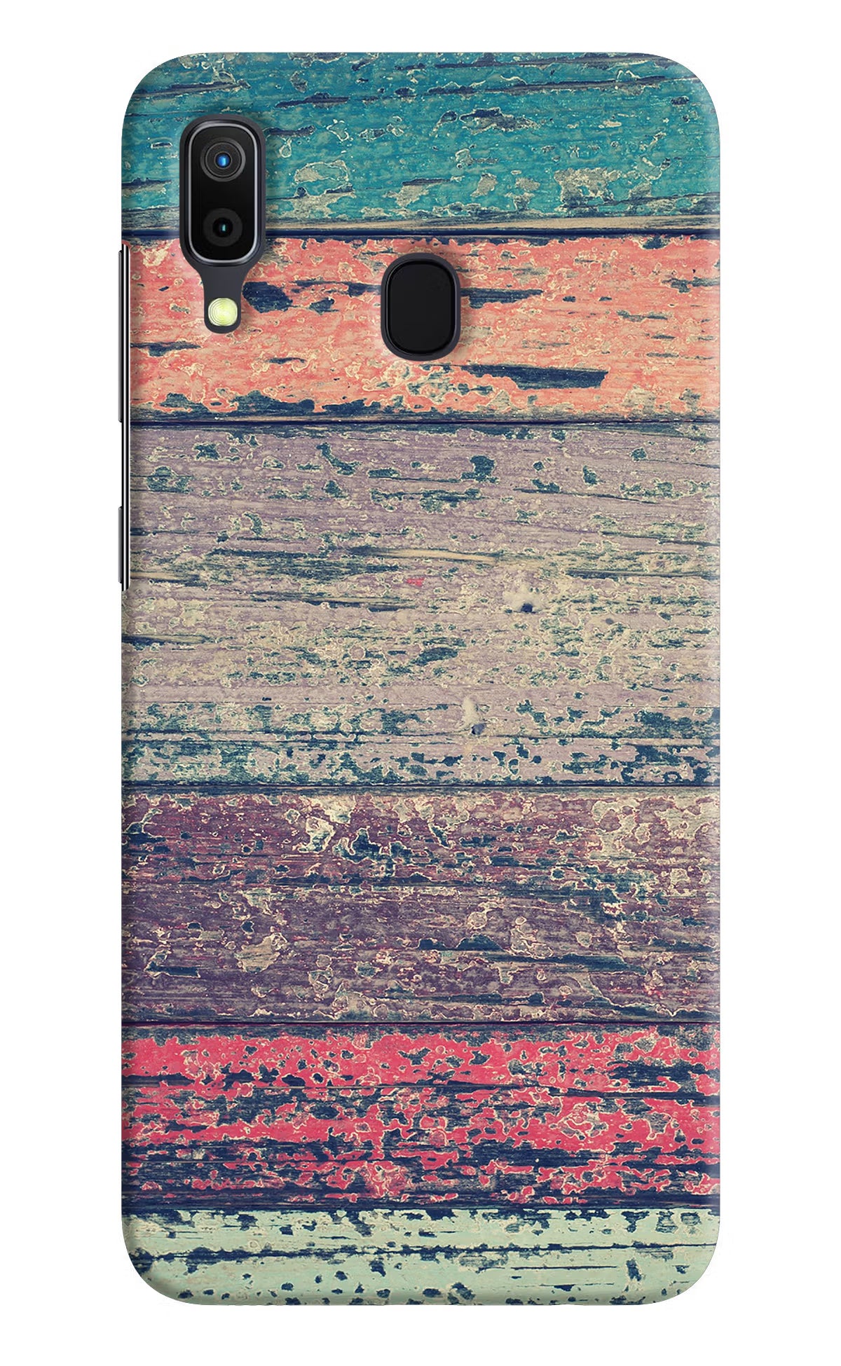 Colourful Wall Samsung A30 Hard Case Back Cover by Casekaro
