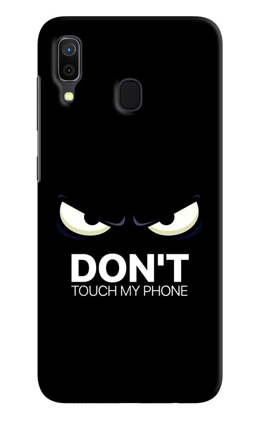 Don'T Touch My Phone Samsung A30 Hard Case Back Cover by Casekaro