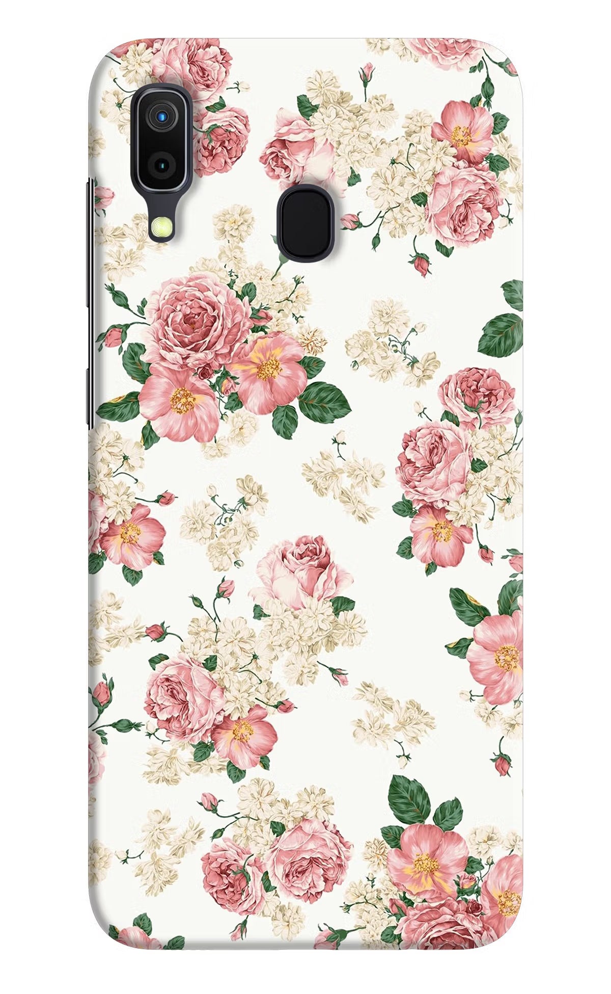 Flowers Samsung A30 Hard Case Back Cover by Casekaro