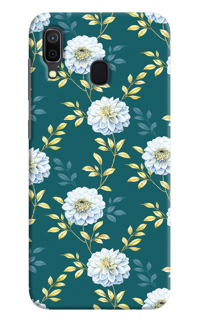 Flowers Samsung A30 Hard Case Back Cover by Casekaro