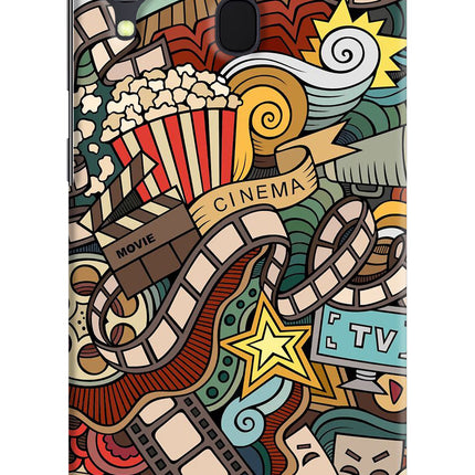 Cinema Abstract Samsung A30 Hard Case Back Cover by Casekaro