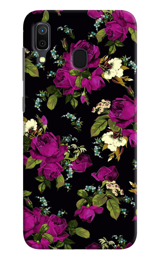 Flowers Samsung A30 Hard Case Back Cover by Casekaro