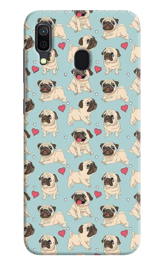 Pug Dog Samsung A30 Hard Case Back Cover by Casekaro