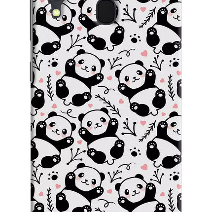 Cute Panda Samsung A30 Hard Case Back Cover by Casekaro