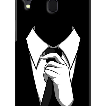 Black Tie Samsung A30 Hard Case Back Cover by Casekaro