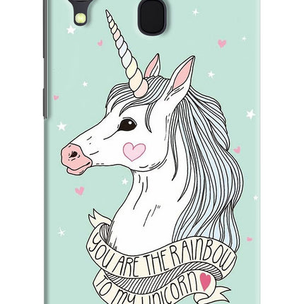 Unicorn Wallpaper Samsung A30 Hard Case Back Cover by Casekaro