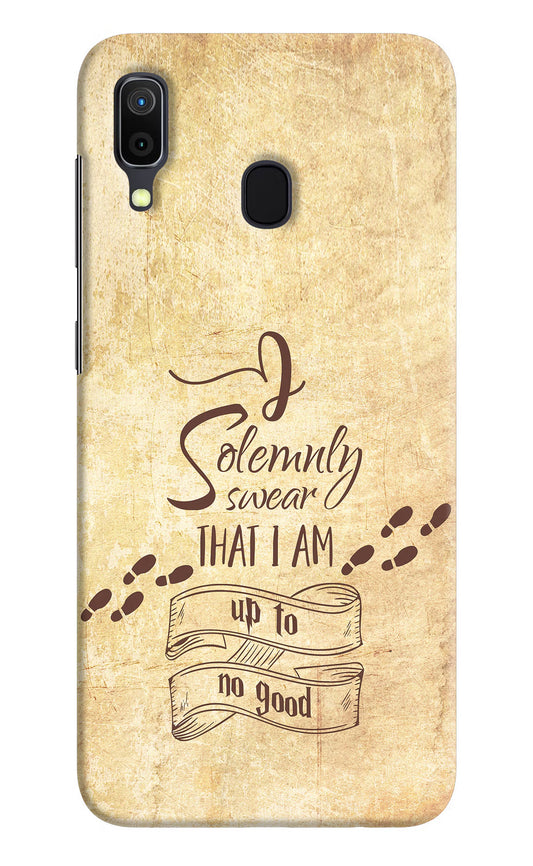 I Solemnly swear that i up to no good Samsung A30 Hard Case Back Cover by Casekaro