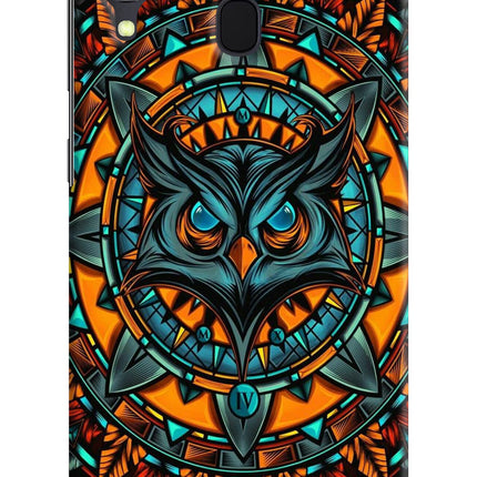 Angry Owl Art Samsung A30 Hard Case Back Cover by Casekaro