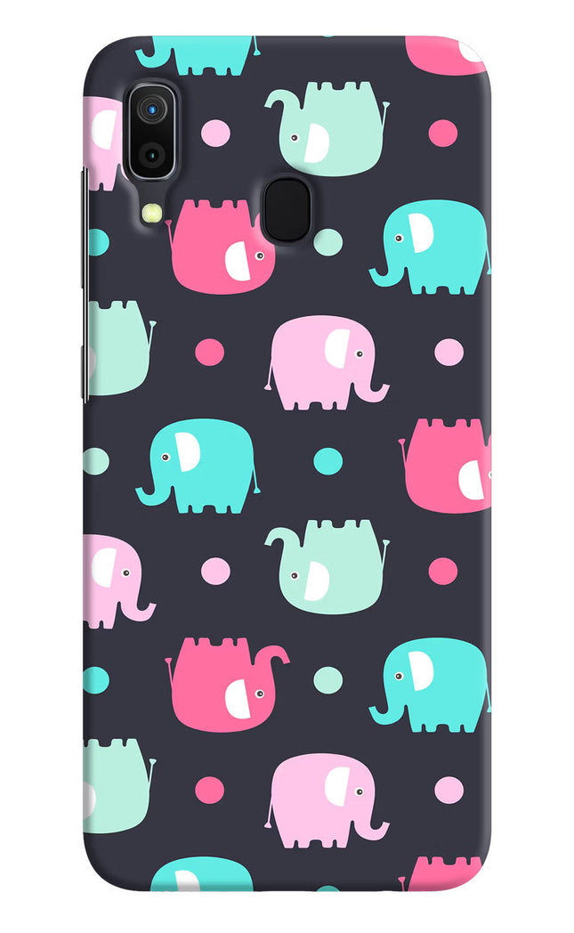 Elephants Samsung A30 Hard Case Back Cover by Casekaro