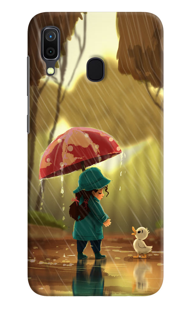 Rainy Day Samsung A30 Hard Case Back Cover by Casekaro