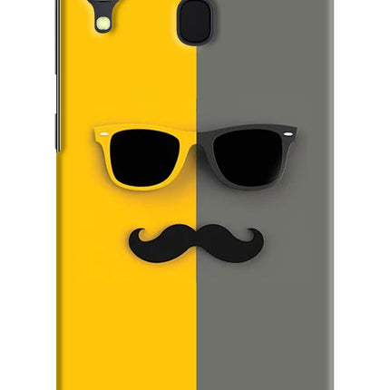 Sunglasses with Mustache Samsung A30 Hard Case Back Cover by Casekaro