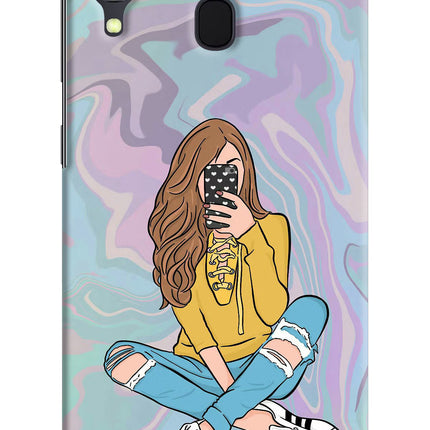 Selfie Girl Samsung A30 Hard Case Back Cover by Casekaro
