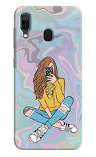 Selfie Girl Samsung A30 Hard Case Back Cover by Casekaro