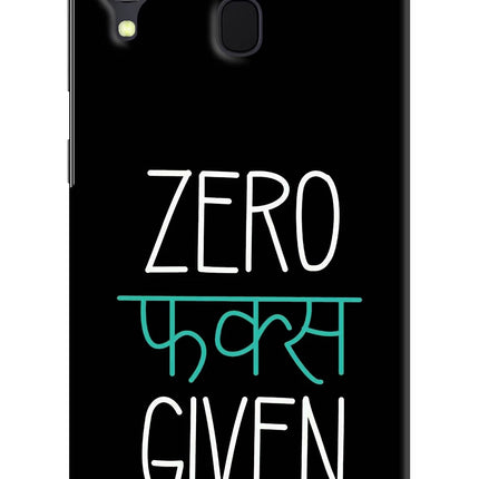 Zero Fucks Given Samsung A30 Hard Case Back Cover by Casekaro