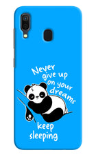 Keep Sleeping Samsung A30 Hard Case Back Cover by Casekaro