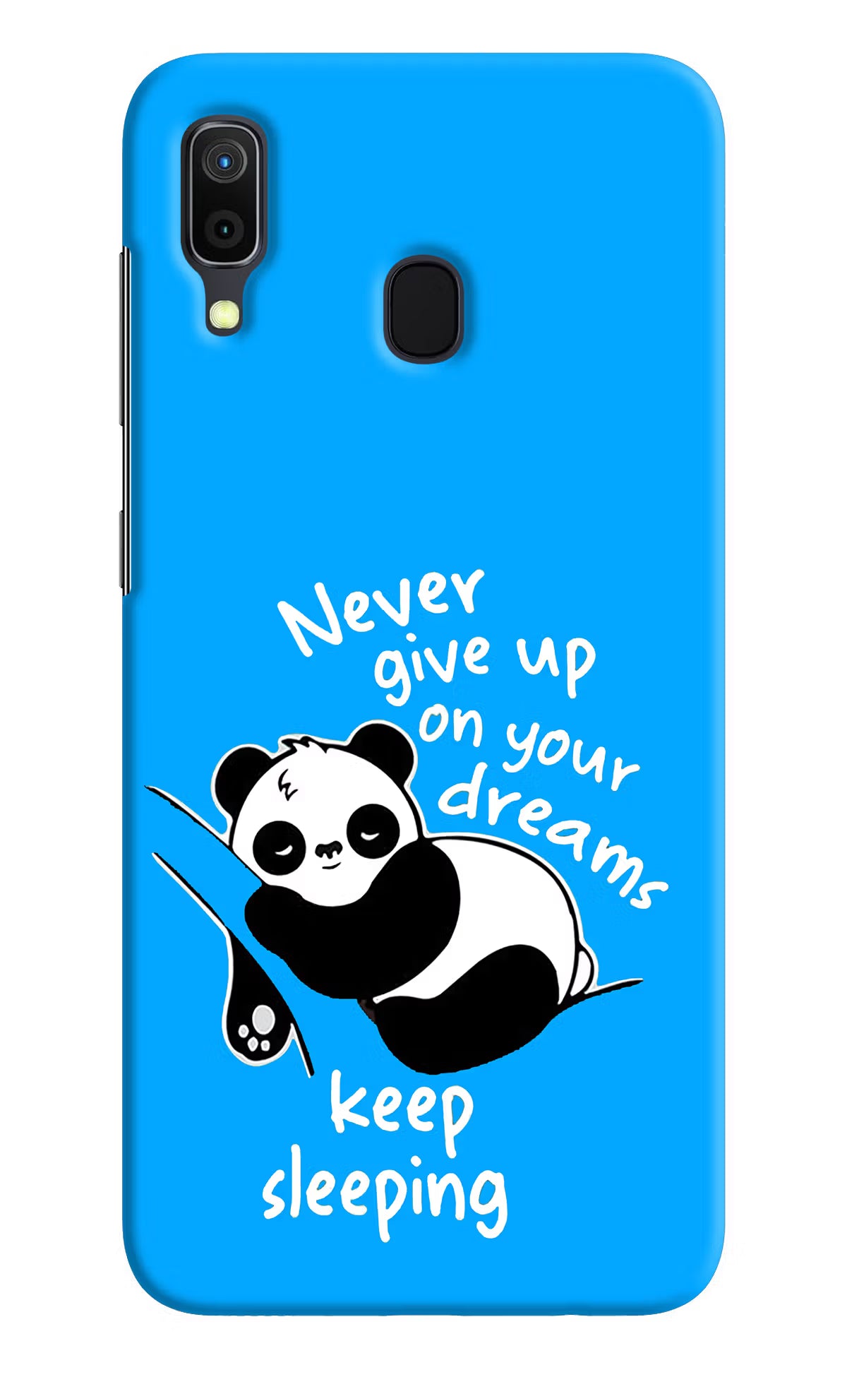 Keep Sleeping Samsung A30 Hard Case Back Cover by Casekaro