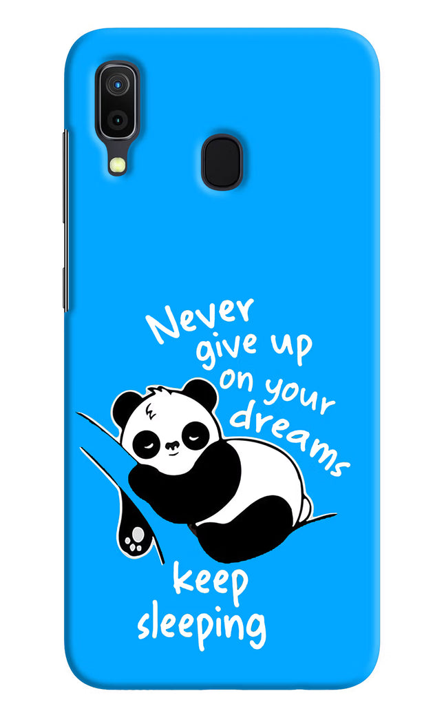 Keep Sleeping Samsung A30 Hard Case Back Cover by Casekaro