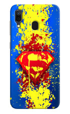 Superman logo Samsung A30 Hard Case Back Cover by Casekaro