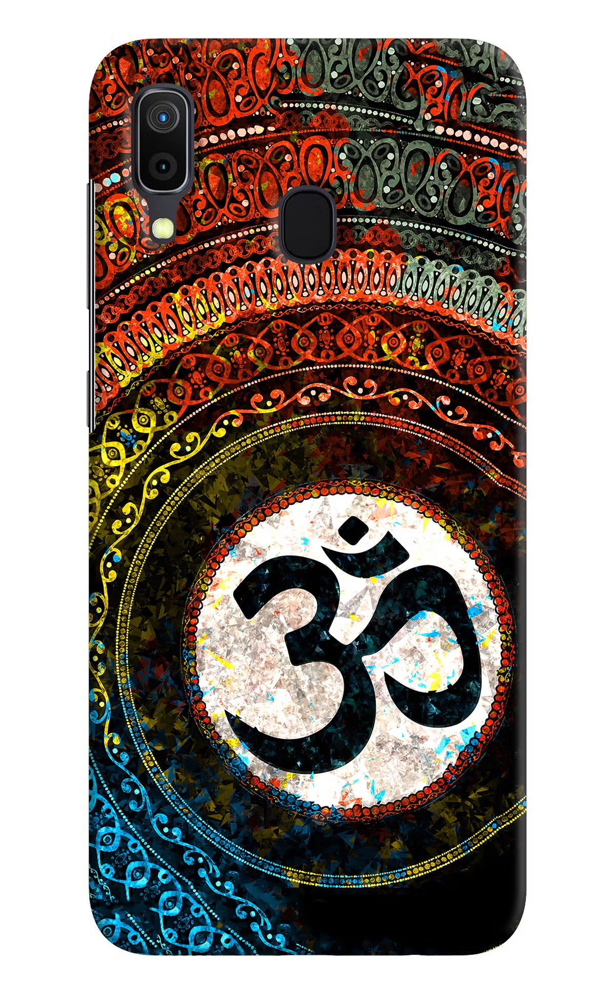 Om Cultural Samsung A30 Hard Case Back Cover by Casekaro