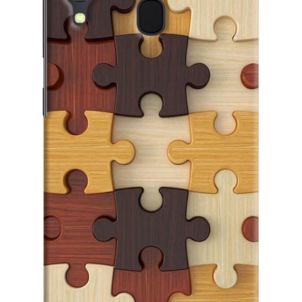 Wooden Puzzle Samsung A30 Hard Case Back Cover by Casekaro