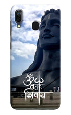 Om Namah Shivay Samsung A30 Hard Case Back Cover by Casekaro