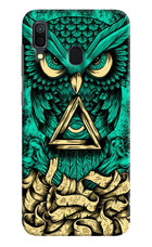 Green Owl Samsung A30 Hard Case Back Cover by Casekaro