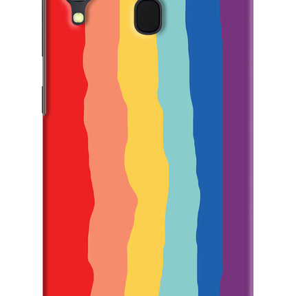 Rainbow Samsung A30 Hard Case Back Cover by Casekaro