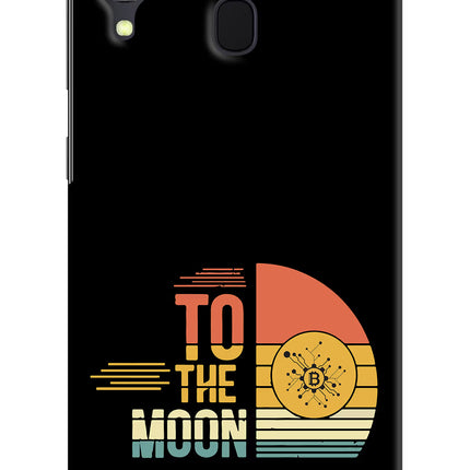 To the Moon Samsung A30 Hard Case Back Cover by Casekaro