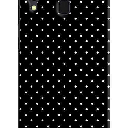 White Dots Samsung A30 Hard Case Back Cover by Casekaro
