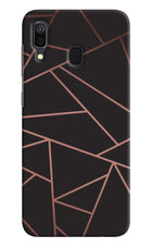 Geometric Pattern Samsung A30 Hard Case Back Cover by Casekaro