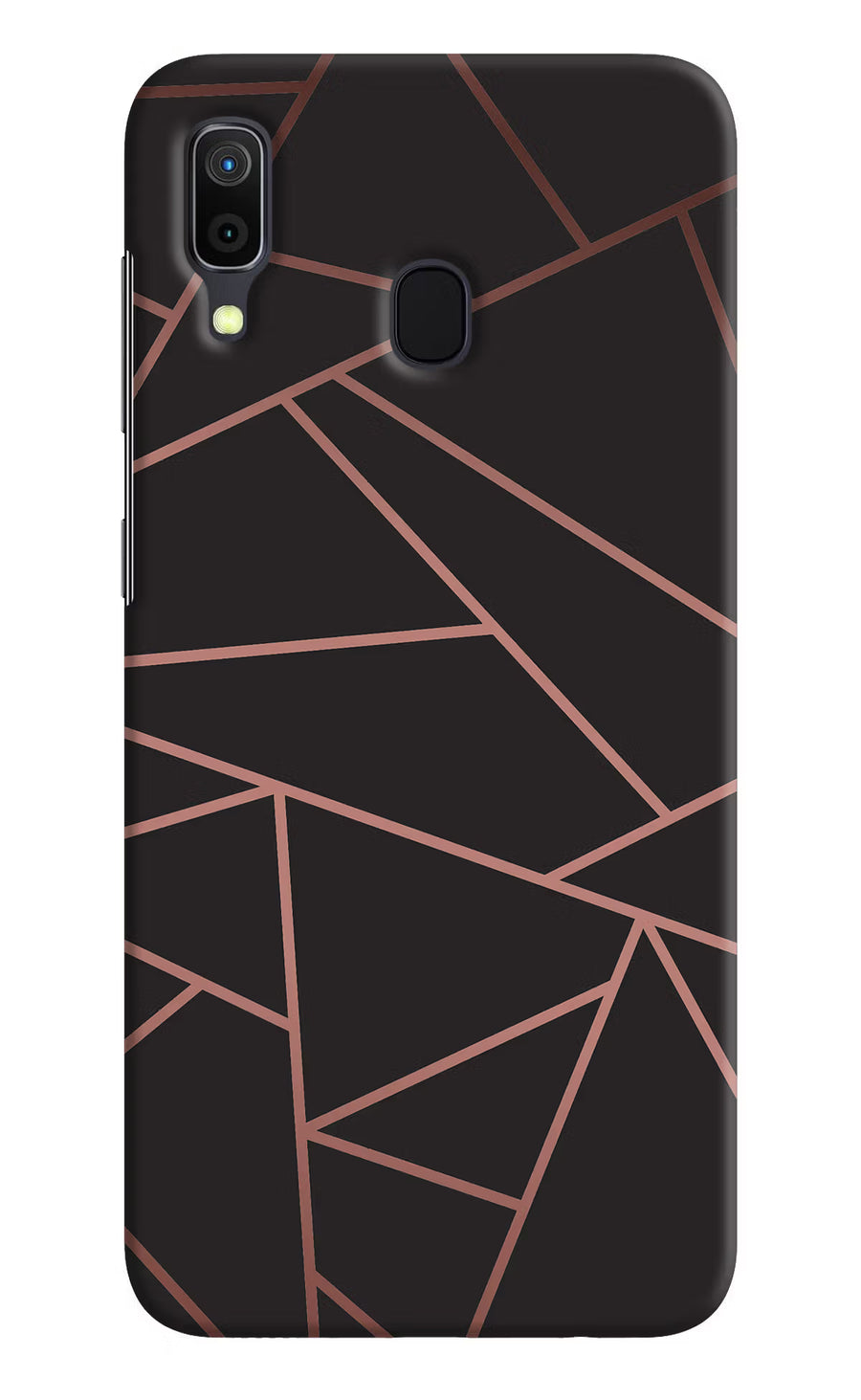 Geometric Pattern Samsung A30 Back Cover, Hard case