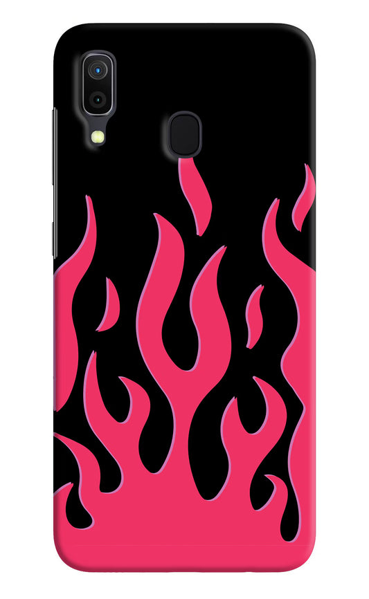 Fire Flames Samsung A30 Hard Case Back Cover by Casekaro