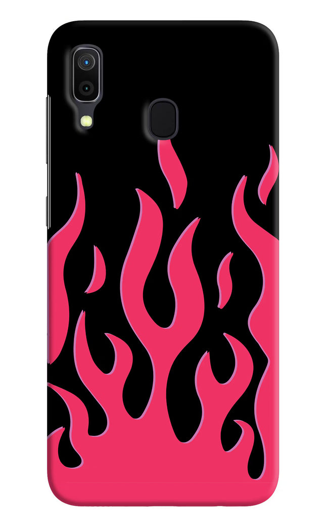 Fire Flames Samsung A30 Hard Case Back Cover by Casekaro