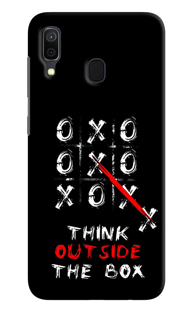 Think out of the BOX Samsung A30 Hard Case Back Cover by Casekaro