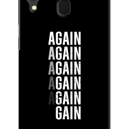 Again Again Gain Samsung A30 Hard Case Back Cover by Casekaro