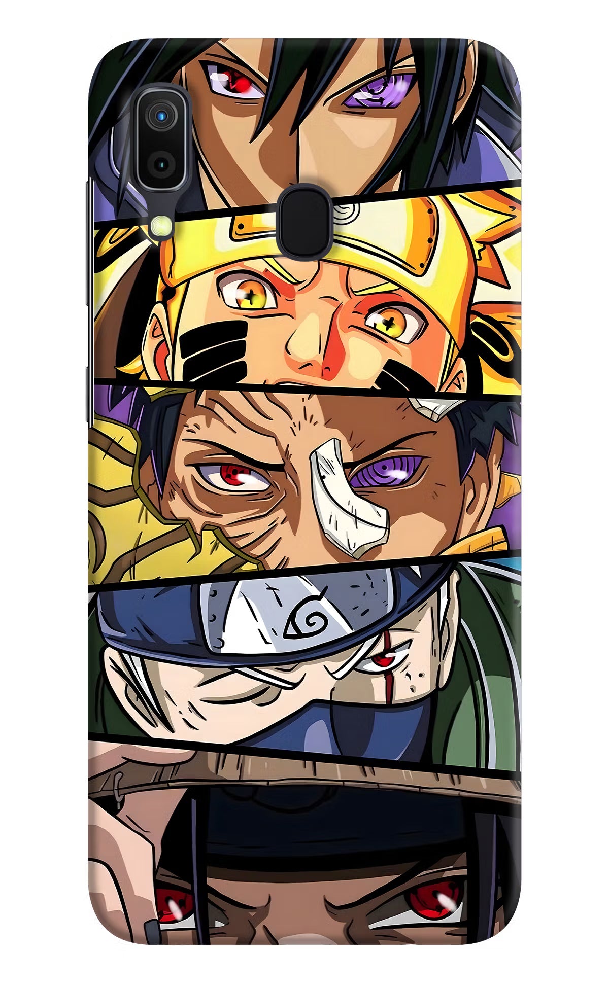 Naruto Character Samsung A30 Hard Case Back Cover by Casekaro
